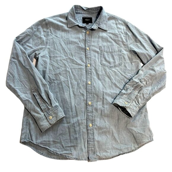 Rails Colton Denim Chambray in Medium Vintage Wash - Picture 1 of 5